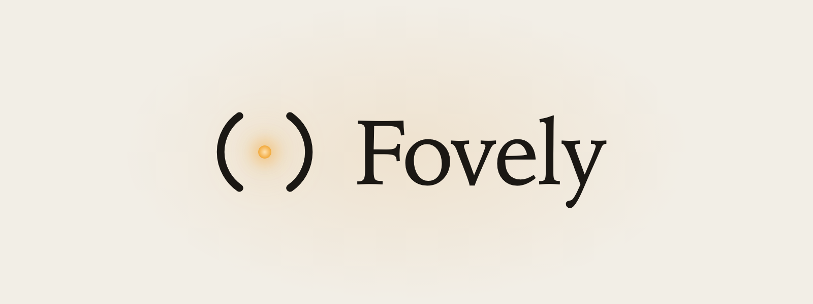 Fovely logo on light